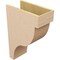 Ekena Millwork 9"W x 18"D x 27"H Classic Garner Rough Cedar Woodgrain TimberThane Corbel, Primed Tan CORUR09X18X27GARRCPR - alternate 2